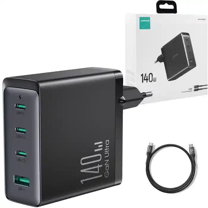 JOYROOM GaN Ultra JR-TCG05 140W 3C1A Fast Charger With C To C Cable